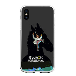 Чехол iPhone XS Max матовый Bojack Horseman