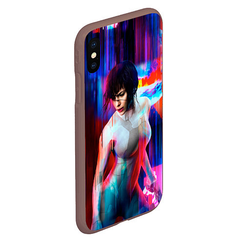 Чехол iPhone XS Max матовый Ghost In The Shell 13 / 3D-Коричневый – фото 2