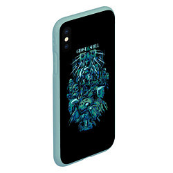 Чехол iPhone XS Max матовый Ghost In The Shell 7, цвет: 3D-мятный — фото 2