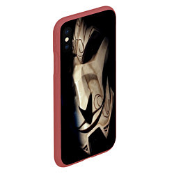 Чехол iPhone XS Max матовый League Of Legends jhin, цвет: 3D-красный — фото 2