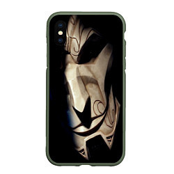 Чехол iPhone XS Max матовый League Of Legends jhin, цвет: 3D-темно-зеленый