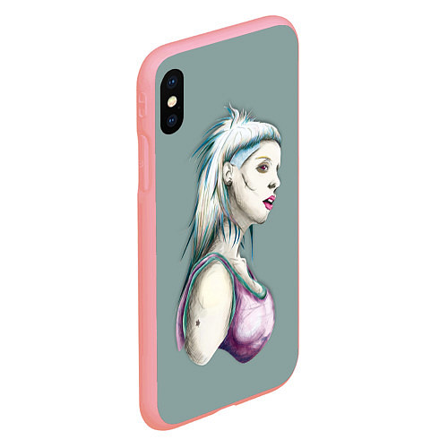 Чехол iPhone XS Max матовый Yolandi Death / 3D-Баблгам – фото 2