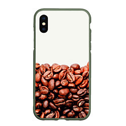 Чехол iPhone XS Max матовый Coffee