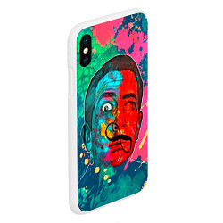 Чехол iPhone XS Max матовый Dali Art, цвет: 3D-белый — фото 2