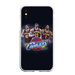 Чехол iPhone XS Max матовый NBA: Cleveland Cavaliers