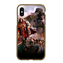 Чехол iPhone XS Max матовый Warhammer 40k: Angelos, цвет: 3D-коричневый