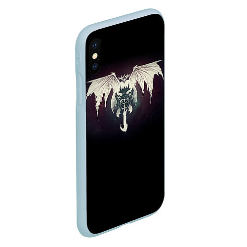 Чехол iPhone XS Max матовый Destiny 9 / 3D-Голубой – фото 2