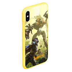 Чехол iPhone XS Max матовый Destiny 16, цвет: 3D-желтый — фото 2