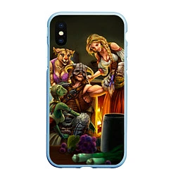 Чехол iPhone XS Max матовый Аргонианская дева