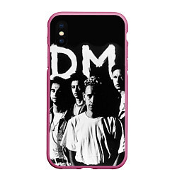 Чехол iPhone XS Max матовый Depeche mode: black