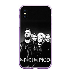Чехол iPhone XS Max матовый Depeche Mode: mono
