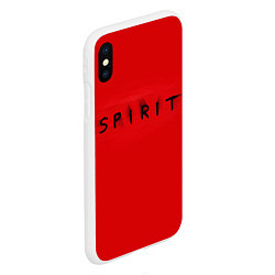 Чехол iPhone XS Max матовый DM: Red Spirit, цвет: 3D-белый — фото 2