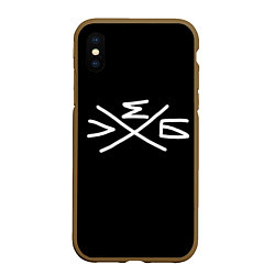 Чехол iPhone XS Max матовый Хлеб: символ