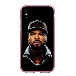 Чехол iPhone XS Max матовый Ice Cube