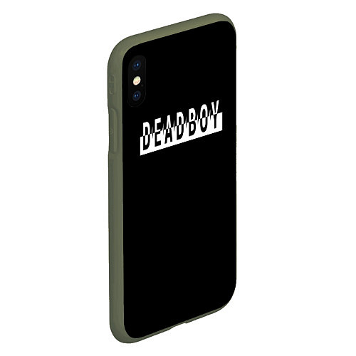 Чехол iPhone XS Max матовый DeadBoy / 3D-Темно-зеленый – фото 2