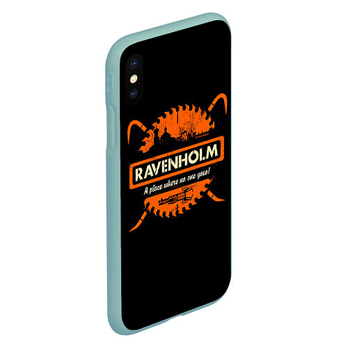 Чехол iPhone XS Max матовый Ravenholm / 3D-Мятный – фото 2