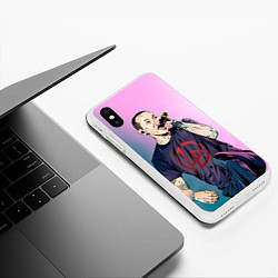 Чехол iPhone XS Max матовый Bennington Art, цвет: 3D-белый — фото 2