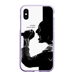 Чехол iPhone XS Max матовый Bennington Rock