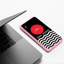 Чехол iPhone XS Max матовый Твин Пикс, цвет: 3D-баблгам — фото 2