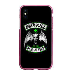 Чехол iPhone XS Max матовый Overkill: New Jersey