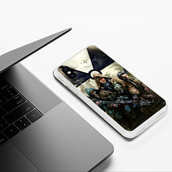 Чехол iPhone XS Max матовый STALKER: Radioactive, цвет: 3D-белый — фото 2
