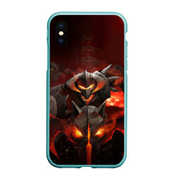 Чехол iPhone XS Max матовый Chaos Knight: Fire, цвет: 3D-мятный