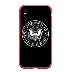 Чехол iPhone XS Max матовый The Ramones