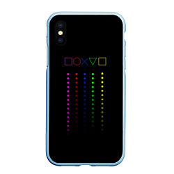 Чехол iPhone XS Max матовый Поздравляю, ты Русский!, цвет: 3D-голубой