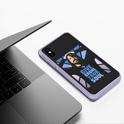 Чехол iPhone XS Max матовый Give Grohl Your Soul, цвет: 3D-светло-сиреневый — фото 2