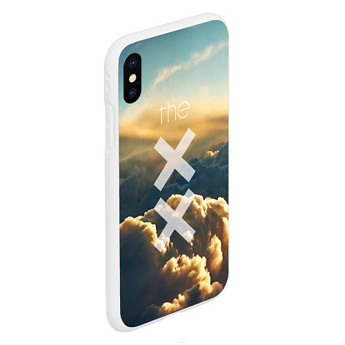 Чехол iPhone XS Max матовый The XX: Clouds / 3D-Белый – фото 2