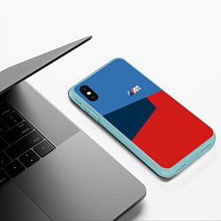 Чехол iPhone XS Max матовый Бмв Bmw 2018 №2, цвет: 3D-мятный — фото 2