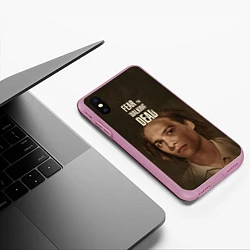 Чехол iPhone XS Max матовый FtWD: Nick Clark, цвет: 3D-розовый — фото 2