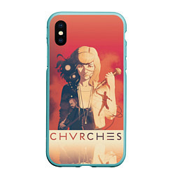 Чехол iPhone XS Max матовый Chvrches Girl, цвет: 3D-мятный