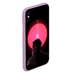 Чехол iPhone XS Max матовый Blade Runner: Acid sun, цвет: 3D-сиреневый — фото 2