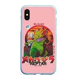 Чехол iPhone XS Max матовый Godzilla Reptar