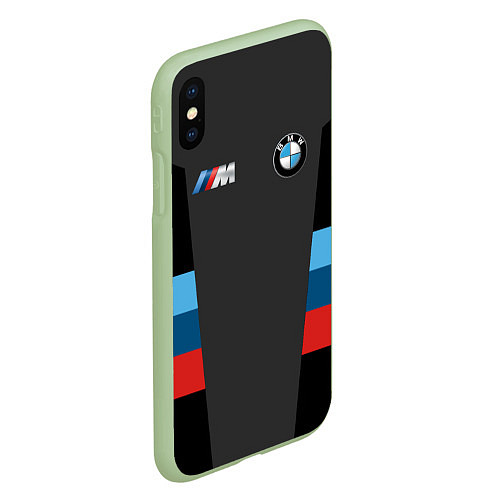 Чехол iPhone XS Max матовый BMW 2018 Sport / 3D-Салатовый – фото 2