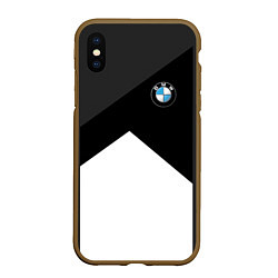 Чехол iPhone XS Max матовый BMW 2018 SportWear 3, цвет: 3D-коричневый