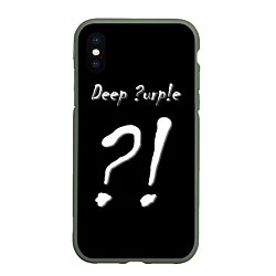 Чехол iPhone XS Max матовый Deep Purple