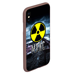 Чехол iPhone XS Max матовый S.T.A.L.K.E.R: Макс, цвет: 3D-коричневый — фото 2