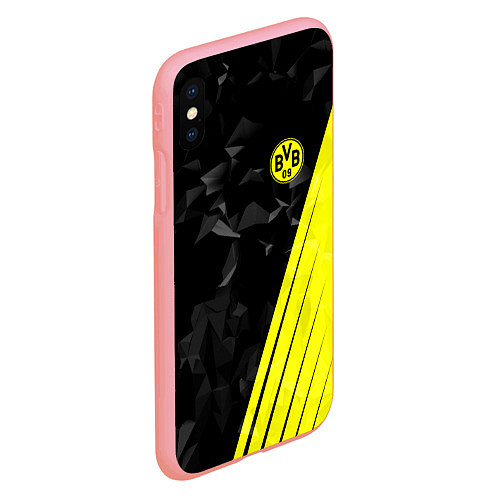 Чехол iPhone XS Max матовый FC Borussia Dortmund: Abstract / 3D-Баблгам – фото 2