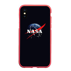 Чехол iPhone XS Max матовый NASA: Black Space