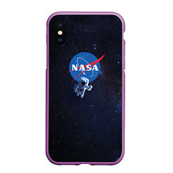 Чехол iPhone XS Max матовый NASA: Hello World