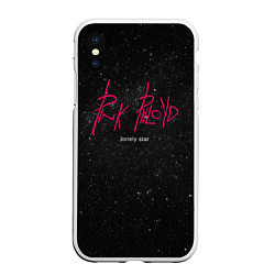 Чехол iPhone XS Max матовый Pink Phloyd: Lonely star, цвет: 3D-белый
