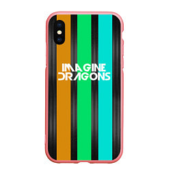 Чехол iPhone XS Max матовый Imagine Dragons: Evolve Lines