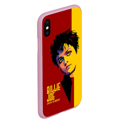 Чехол iPhone XS Max матовый Green Day: Billy Joe / 3D-Розовый – фото 2