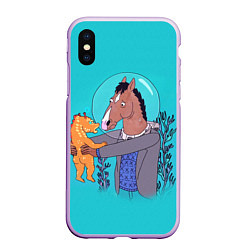 Чехол iPhone XS Max матовый BoJack