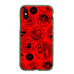 Чехол iPhone XS Max матовый 21 Pilots: Don't Trust