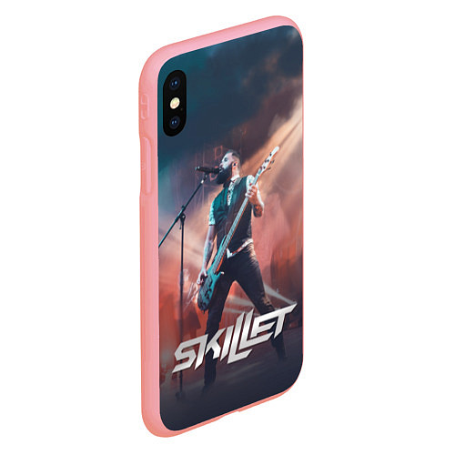 Чехол iPhone XS Max матовый Skillet: John Cooper / 3D-Баблгам – фото 2