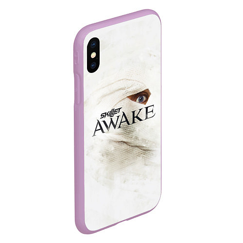 Чехол iPhone XS Max матовый Skillet: Awake / 3D-Сиреневый – фото 2