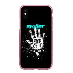 Чехол iPhone XS Max матовый Skillet: Sick of it